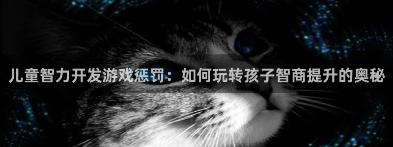 沐鸣2app官方：儿童智力开发游戏惩罚：如何玩转孩子智商提升的奥秘